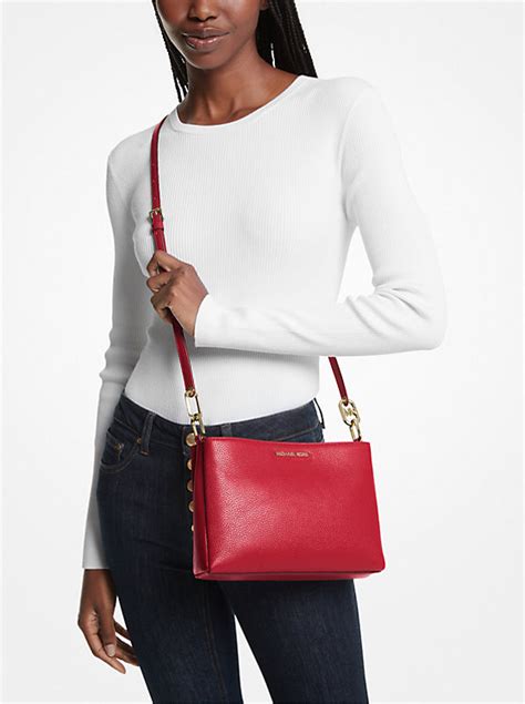 dark cherry michael kors bag|Michael Kors trisha crossbody bag.